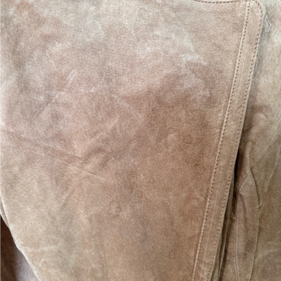 vintage Dennis Basso genuine leather suede Motorcycle jacket XL - Picture 2 of 11